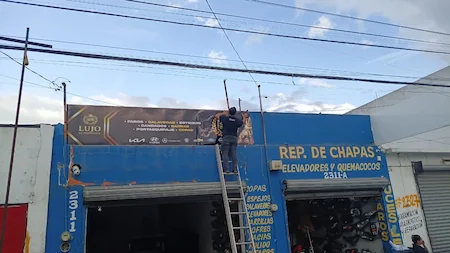 Impresión de letreros
